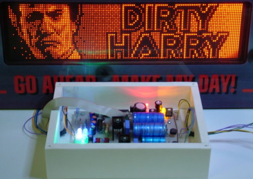 3 - Display of a picture from EEPROM (Dirty Harry).