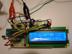 Printer-80 LCD